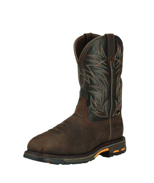 WorkHog Waterproof Wide Square Toe Metguard Composite Toe Work Boot