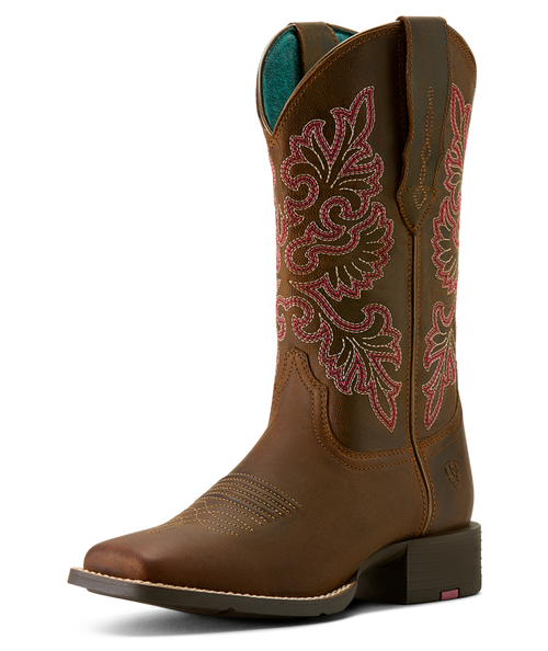 Round Up StretchFit Wide Square Toe Western Boot