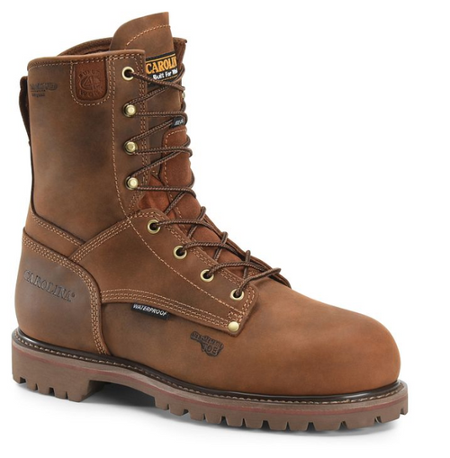 8" Composite Toe 800G Grizzly Waterproof Electrical Hazard Boot