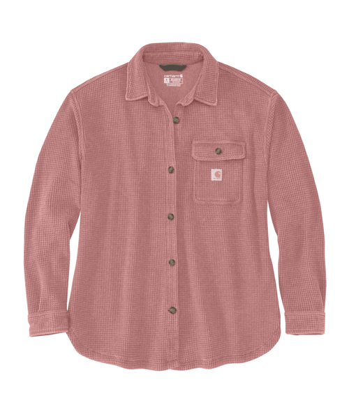 107134 L REG Rose Tint W OvrszdFit HW Wfl-Knt Shir-197219833816