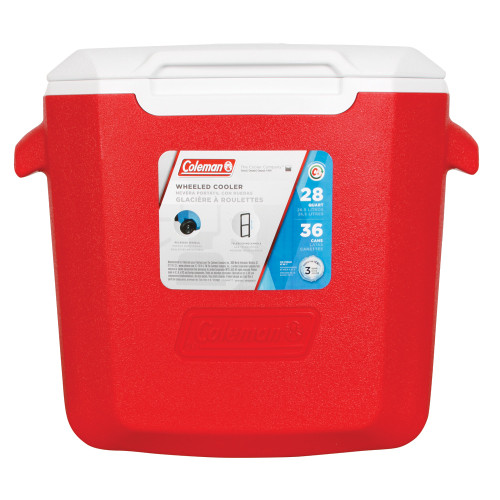 Coleman Cooler 28Qt Whld Red/Wht/Wht 622