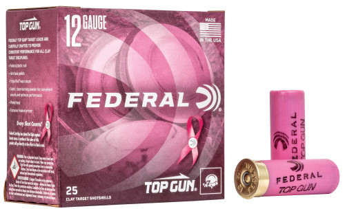Federal Top Gun, 12 Gauge, 8 Shot, 2-3/4 in, 1 1/8 oz - 25 Rounds (TGL12P 8)