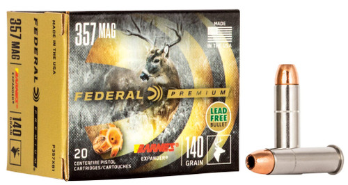 Federal Barnes Expander Handgun, 357 Magnum, 140 Grain, Barnes Expander - 20 Rounds