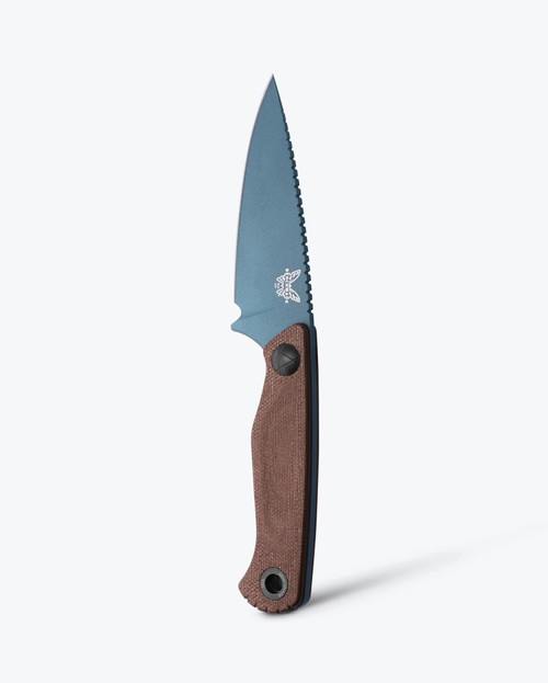 Benchmade Dacian - Brown Canvas Micarta, Spear-point