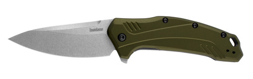 Kershaw Link - Olive Stonewashed