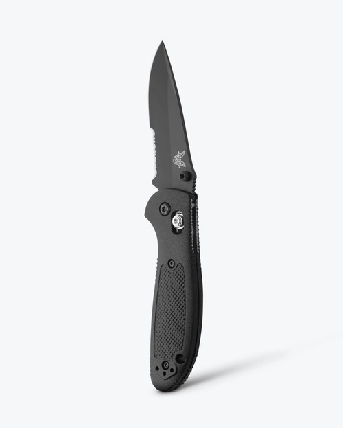 Benchmade Mini Griptilian - Black Grivory, Drop-point (556SBK-S30V)