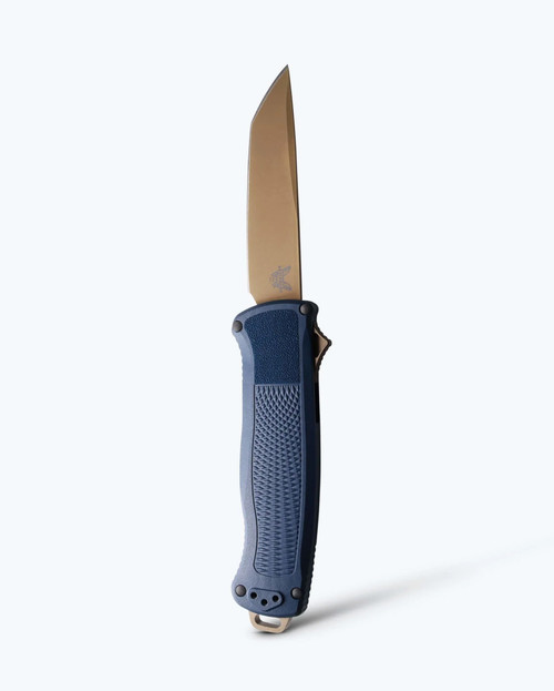 Benchmade Shootout - Crater Blue Grivory, Tanto