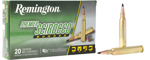 Remington Premier Scirocco, 300 Rem Ultra Mag, 180 Grain, Swift Scirocco Bonded, 3250 fps - 20 Rounds