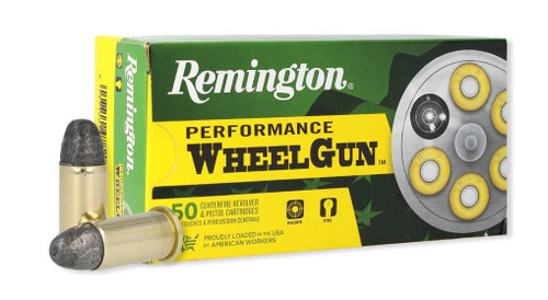 Remington Performance WheelGun, 38 Short Colt, 125 Grain, Lead Round Nose, 730 fps - 50 Rounds