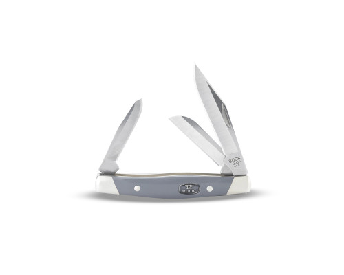 Buck 303 Cadet Knife - Synthetic Handle - Gray/Nickel Silver
