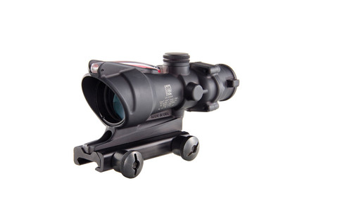 Trijicon ACOG 4x32 BAC Riflescope - .223 / 5.56 BDC - Red Chevron Reticle, Thumbscrew Mount, Tritium / Fiber Optics Illuminated
