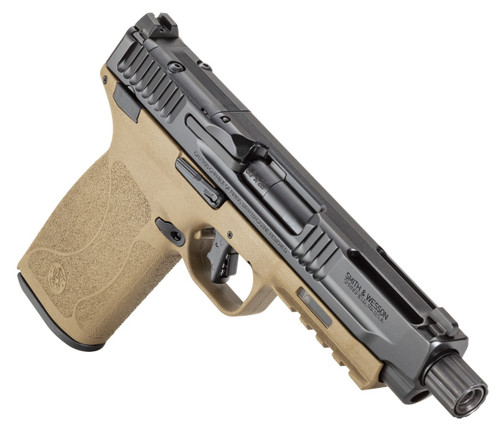 Smith & Wesson M&P 5.7 Two-Tone Black and FDE w/No Thumb Safety 5.7x28mm - Item #14078
