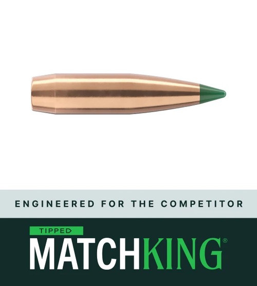Sierra Bullets .30 Cal 195 gr Tipped MatchKing (TMK) - 100 Count