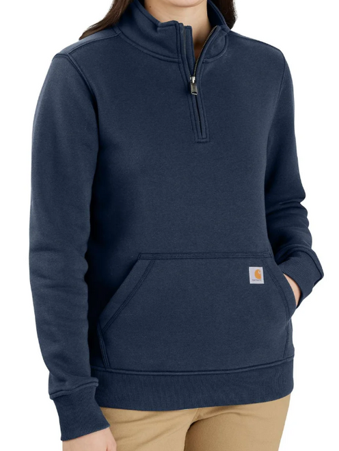 105295-412LREG W Clarksburg QtrZip Swtshrt Navy -2-195836138567