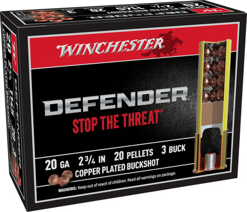 Winchester Defender 20 Gauge, 2.75" - 10 Rounds