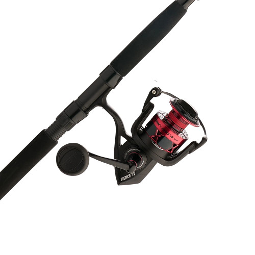 PENN Fierce IV Spinning Combo - 5000, Medium Heavy, 7'