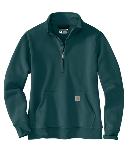 105295-GM1XLREG W Clarksburg QtrZip Swtshrt Greens-197219900136