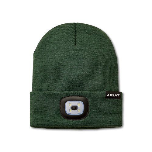 Ariat Rebar Headlight Beanie - Dark Green