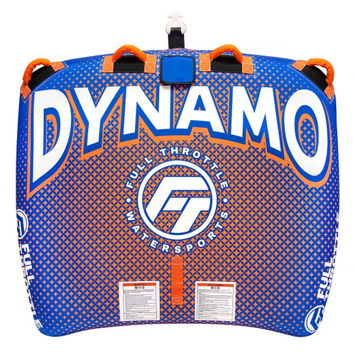 Full Throttle Dynamo - 2 Rider Towable Tube - Orange