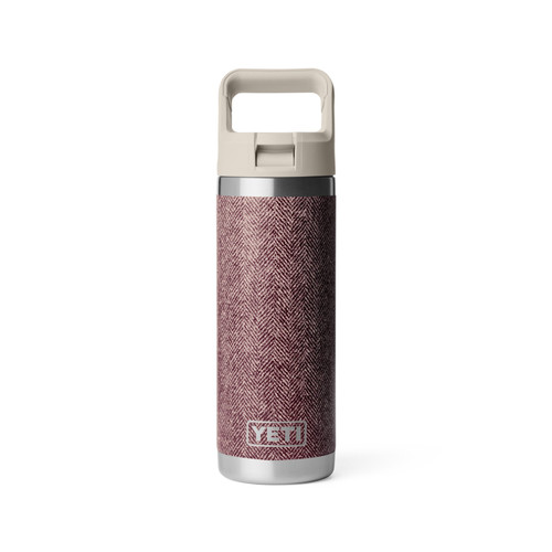 YETI Rambler® 18 oz Water Bottle (straw cap) - Riverhead Red