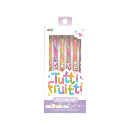 Ooly Tutti Fruitti Scented Gel Pens - Multi-Colored - Set of 6