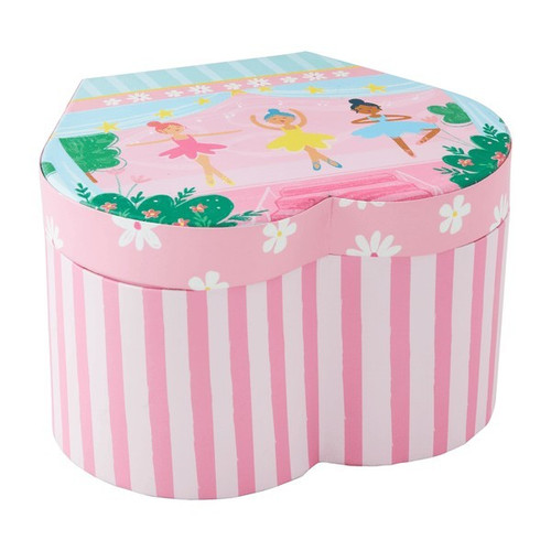 Mud Pie Heart Musical Jewelry Box