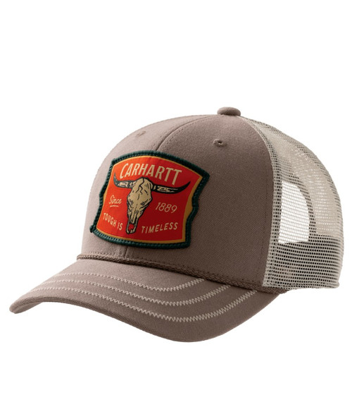 Carhartt Men's Oakland Steer Cap - Stone Brown