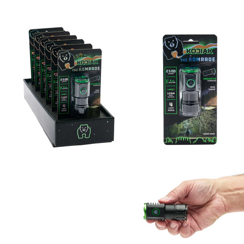 Litezall Kodiak Komrade 2500 Lumen Compact Rechargeable Tactical Flashlight