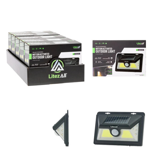 LitezAll 1500 Lumen Solar Security Light