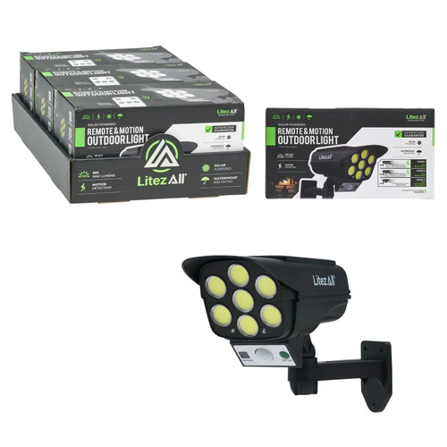 LitezAll 500 Lumen Solar Security Light