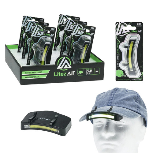 LitezAll Clip On Cap Light Headlamp