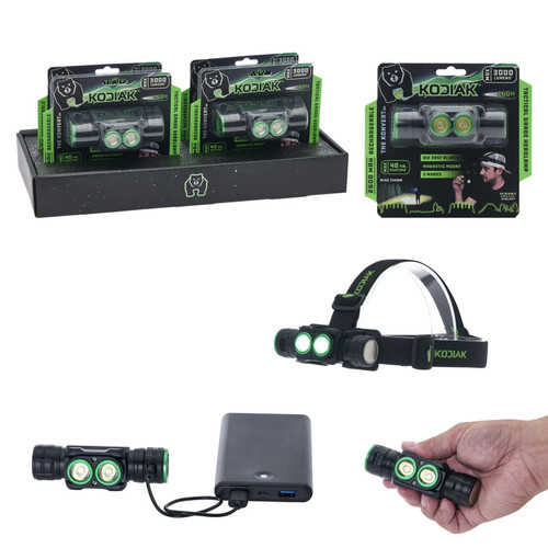 Litezall Kodiak Rechargeable 3000 Lumen Headlamp