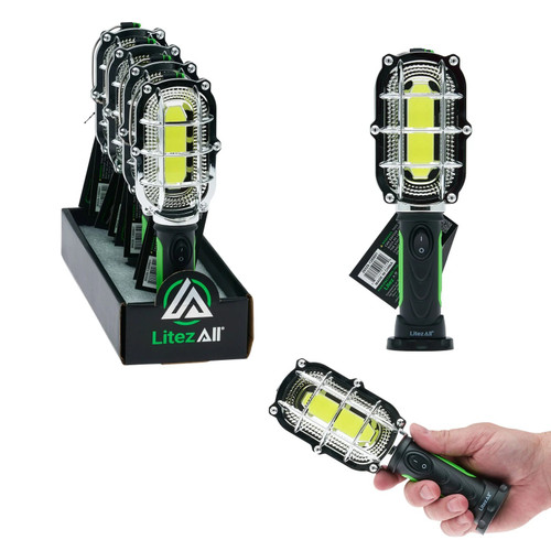 LitezAll LED Classic Style Hand Light with Hook and Magnet