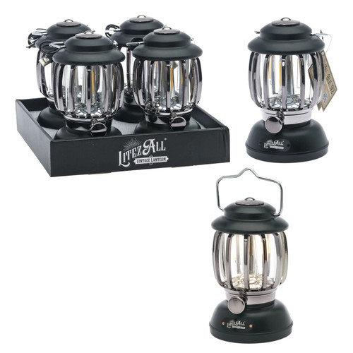LitezAll OLE '92 Rechargeable and Battery Powered Camping Lantern with Dimmer