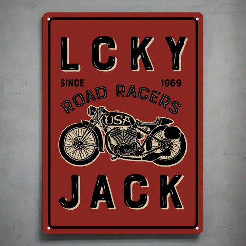 Rivers Edge Gifts Tin Sign 12in x 17in-LCKY Jack