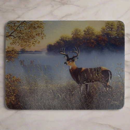 Rivers Edge Gifts Cutting Board 12in x 16in-Morning Fog