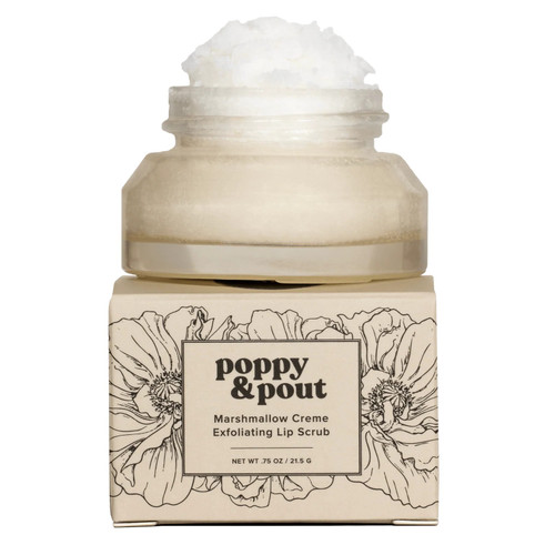 Poppy & Pout Lip Scrub, Original, Marshmallow Creme