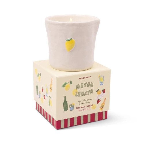 Paddywax Meyer Lemon - Bistro 8 oz Candle