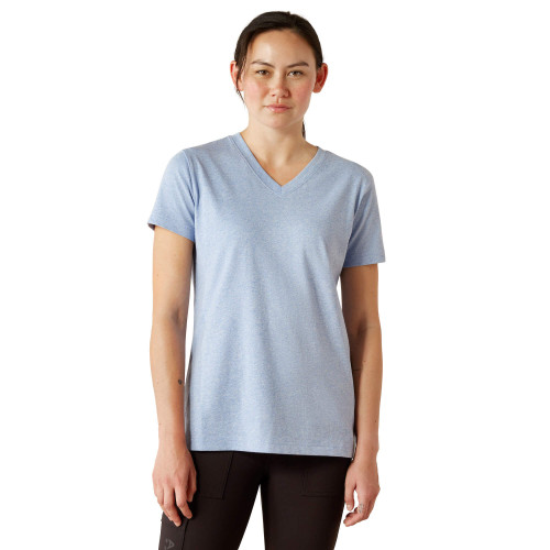 Ariat Women's Rebar Cotton Strong Standard V-Neck T-Shirt