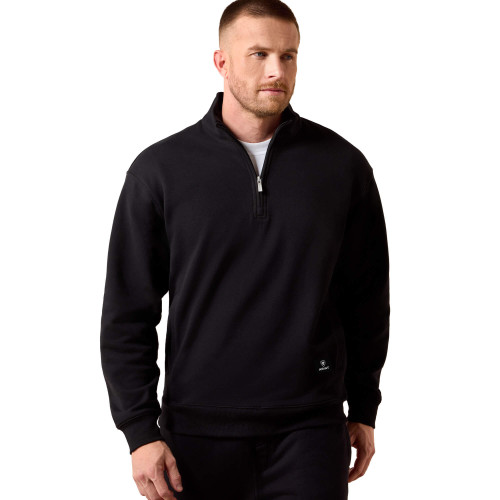 Ariat Men's Core 1/4 Zip Sweatshirt - Quiet Grey Heather