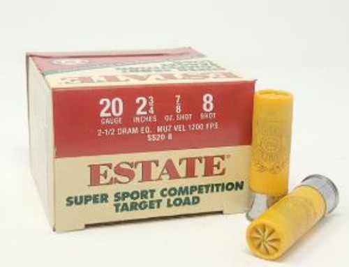 Federal Estate 20 Ga 2 3/4" SS208CASE-50604544256487