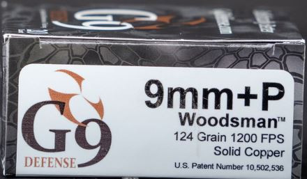 G9 9mm +P 124Gr Woodsman-040232258480