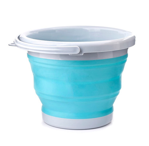 Kikkerland Collapsible Bucket Aqua
