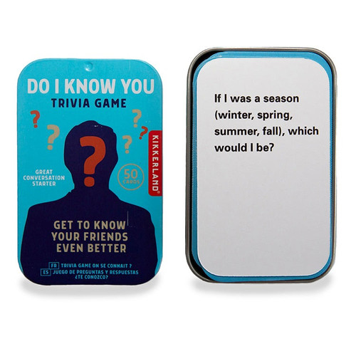 Kikkerland Do I Know You? Trivia Game