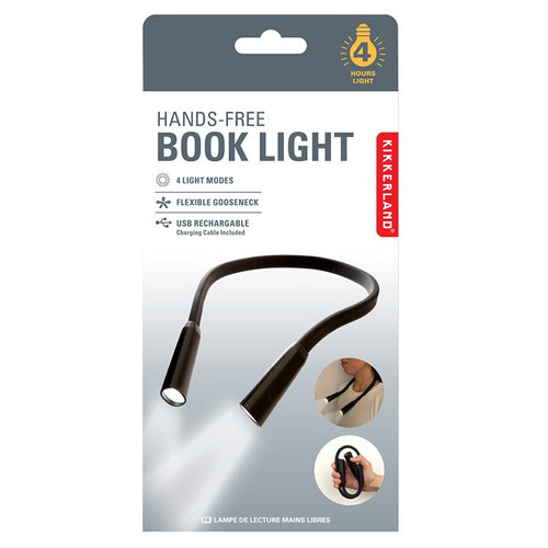 Kikkerland Hands-Free Book Light