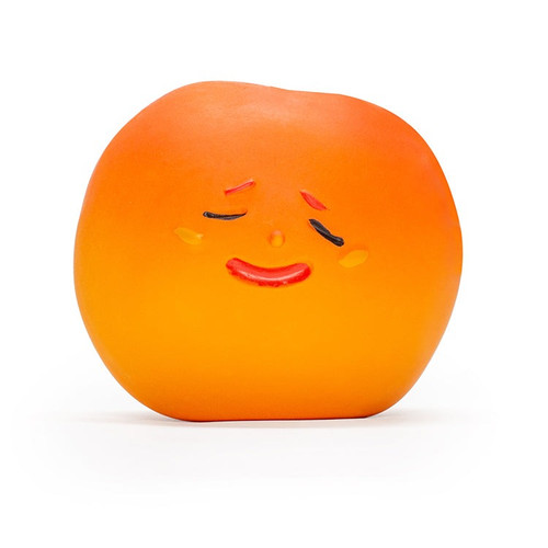 Kikkerland Kobe Peach Fruit Squeaker