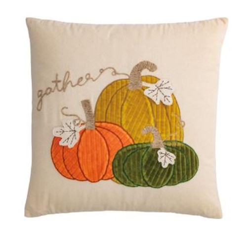 SQUARE CORDUROY PUMPKIN PILLOW-718540996577