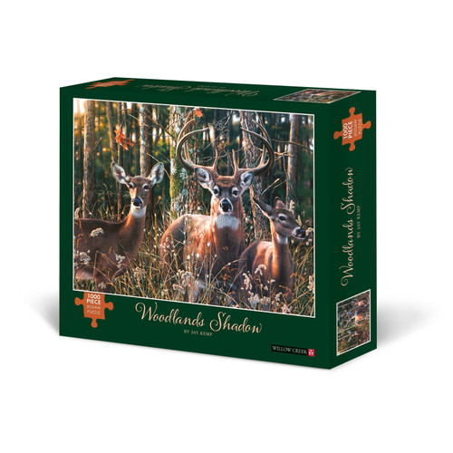 Willow Creek Press Woodland Shadows 1000-Piece Puzzle