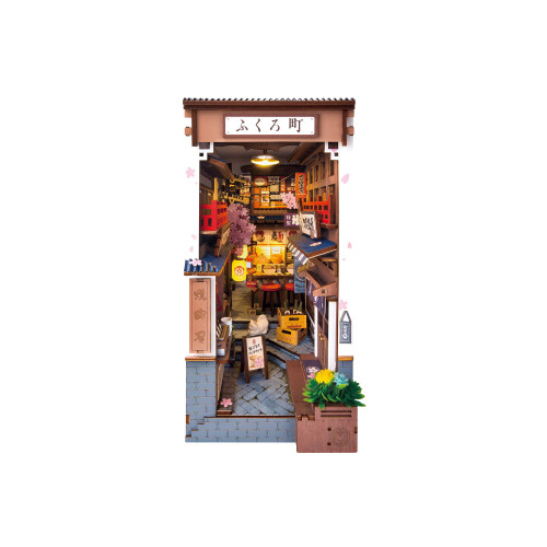 Hands Craft DIY Miniature House Kit:Sakura Wine Alley