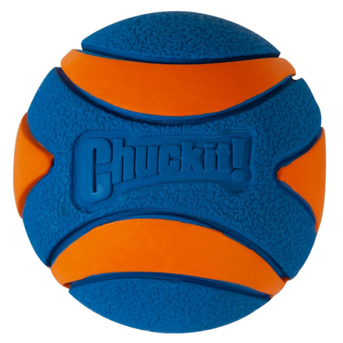 Chuckit! Ultra Squeaker Ball - BLUE/ORANGE / LARGE